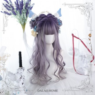 Kaoru Sakura Gray Purple Lolita Wig (DL02)